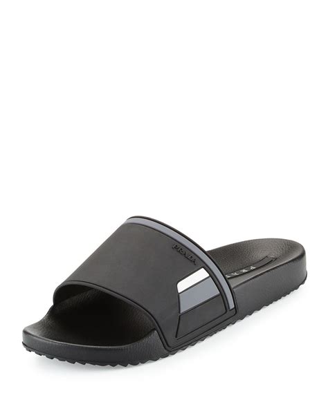 prada mens sandals|prada men's slide sandals.